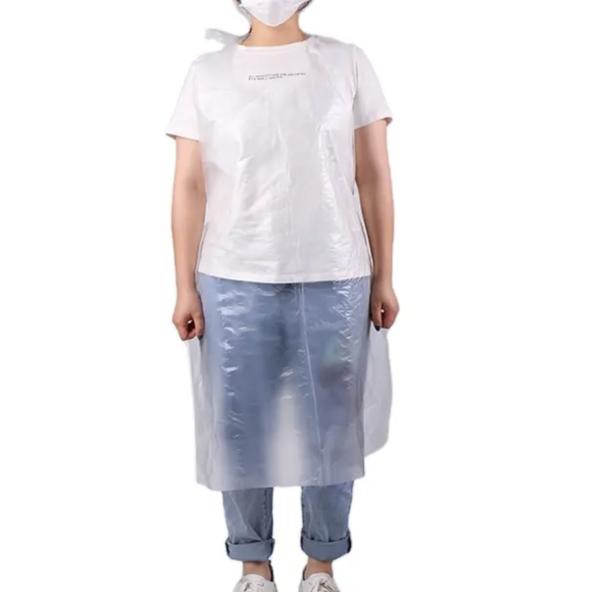 Disposable medical plastic pe apron for hospital waterproof hdpe aprons for