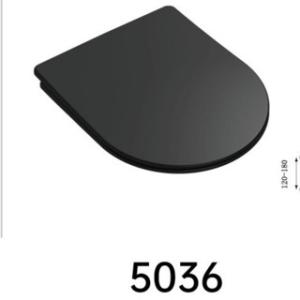 China Bathroom Functional Modern Toilet Seat Lid Anti Slip Matt Black wholesale