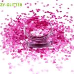 Die Cutting Printing Matte Shaped Glitter Poly Flower Petals Glitter Shape
