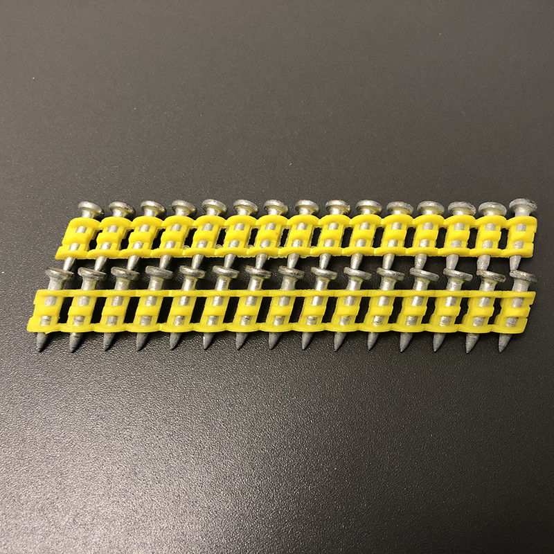 DN Head Collated Concrete Nails Galvanized Steel C5 Type 3.0x19mm