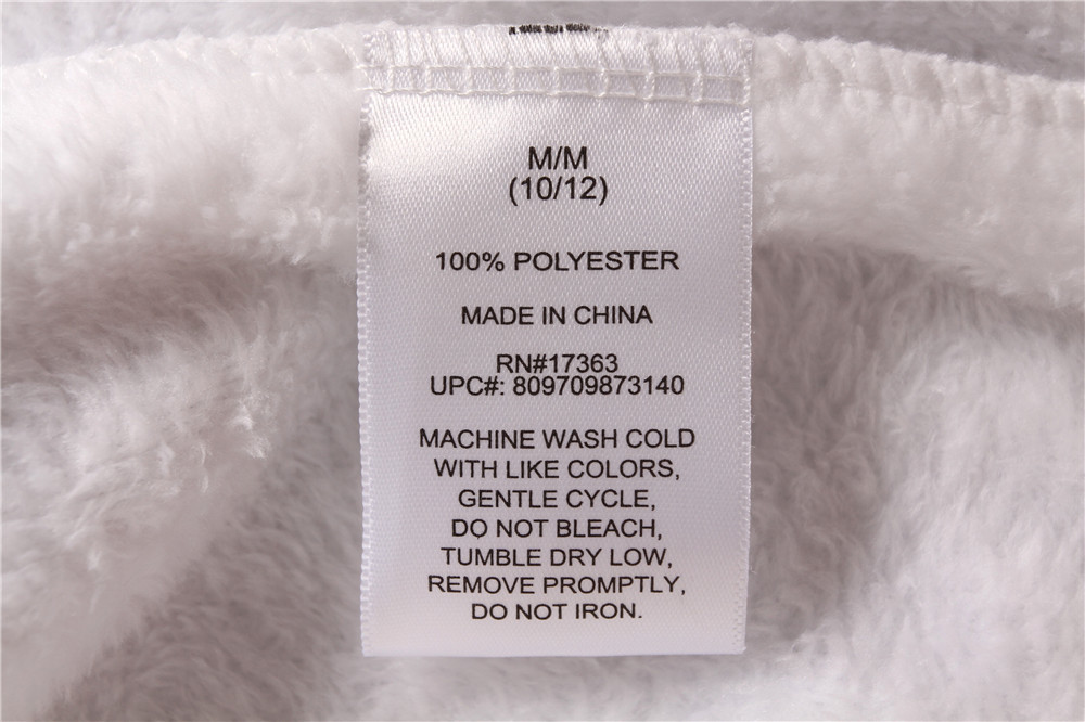 Stockpapa 100% Polyester Womens White Long Bathrobe For Winter