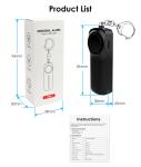 130db Emergency Personal Security Alarms Keychain colorful alarms for girls