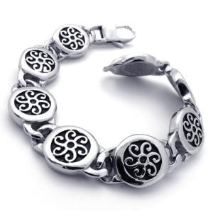 China High Quality Tagor Stainless Steel Jewelry Fashion Men's Casting Bracelet PXB084 wholesale