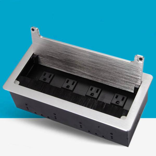 American Standard Cable Cubby Box / Countertop Socket Line Brush Multimedia