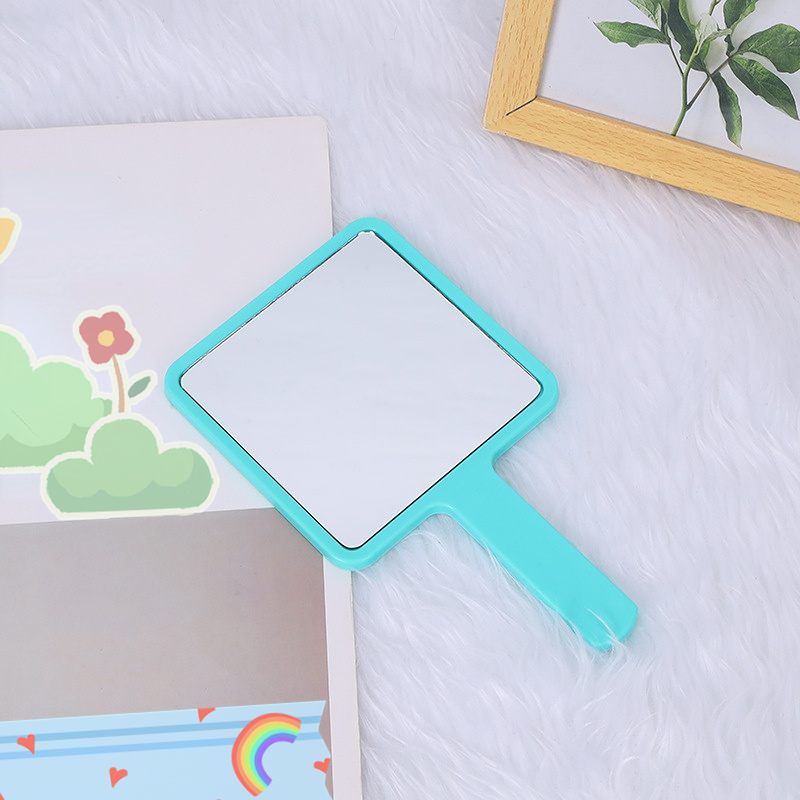 Extra LOGO Yes Custom Handheld Mirror for Dressing and Makeup Small Vanity Compact