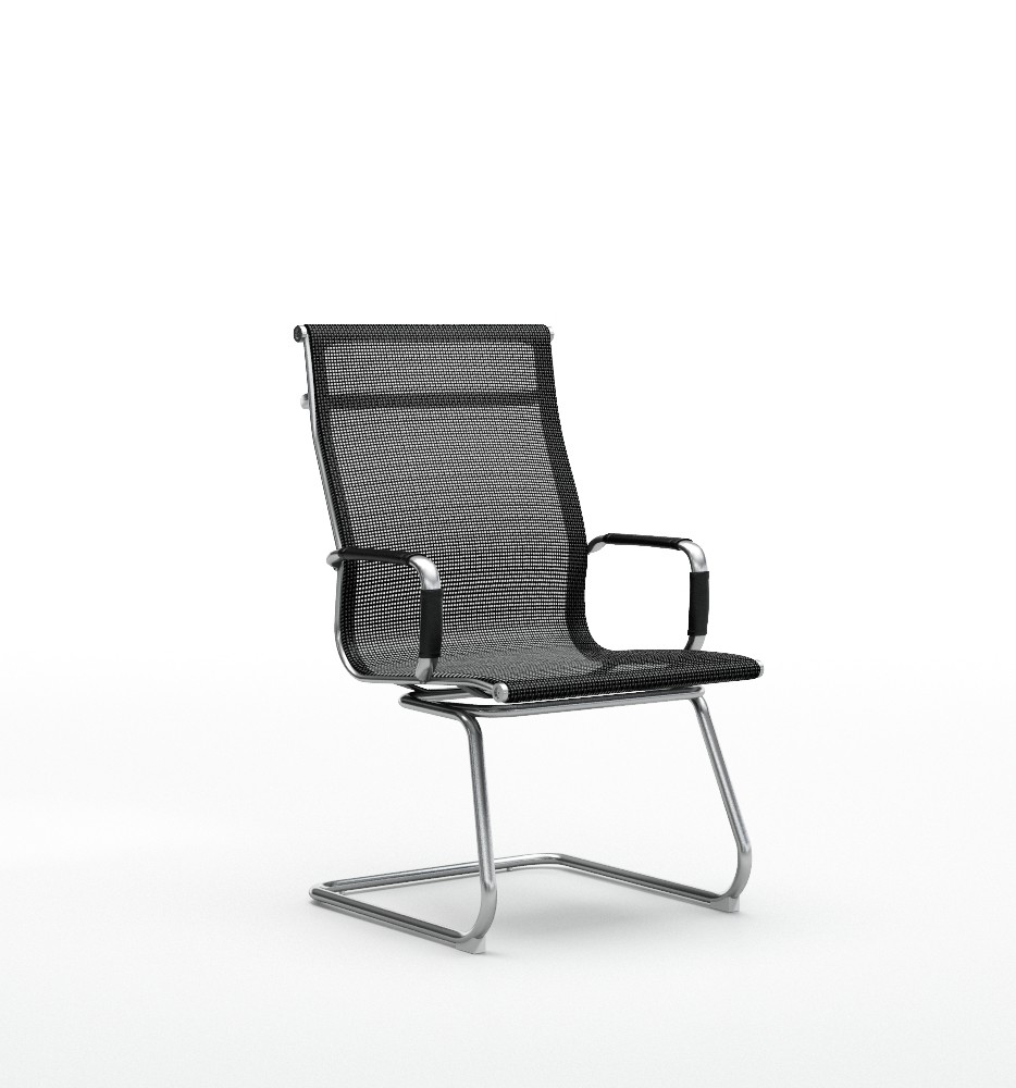 Steel Frame Mesh Arm Chair 80W*560D*1070H Mm High Mechanism