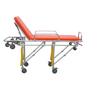China Mobile Ambulance Collapsible Stretcher Ems Gurney OEM Ambulance Trolley wholesale