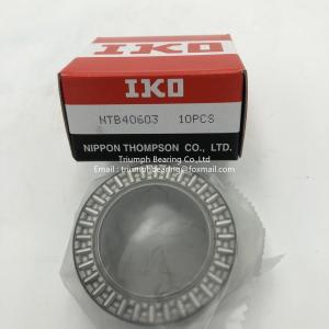 China IKO Thrust Needle Roller Bearings NTB40603 wholesale