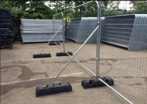 China 760x200x125mm European Recyclable Rubber Heras Fencing Feet wholesale