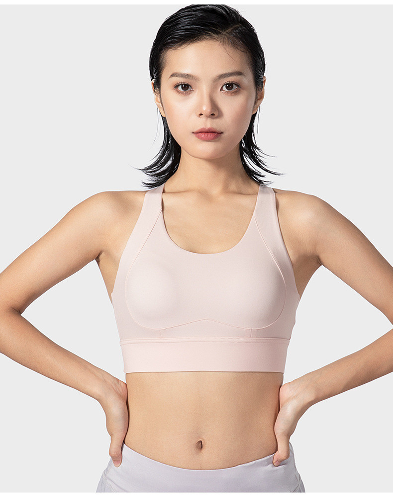 86 Nylon 14 Spandex Custom Gym Sexy Yoga Bra Tank Top Padded Workout Crop Top