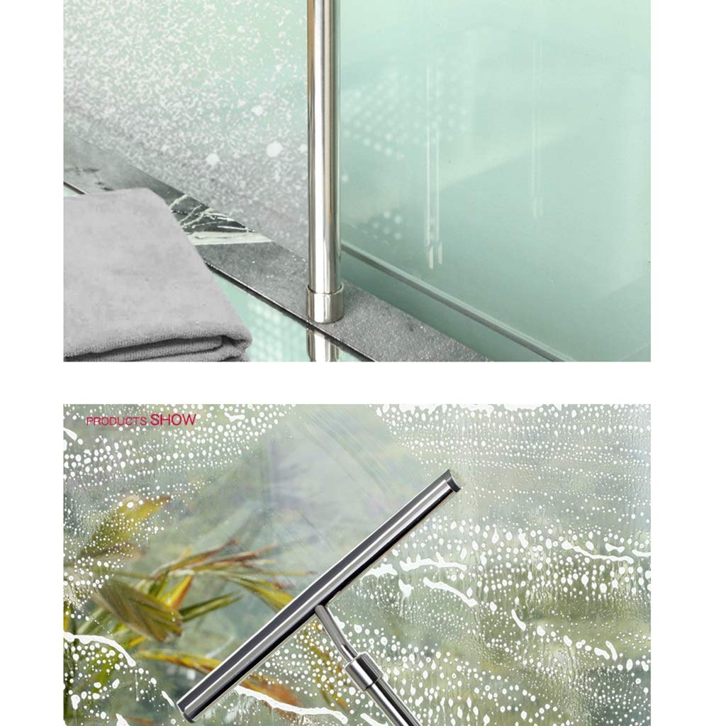 Bathroom Stainless Steel Window Squeegee Fashion Shower Water Scraper