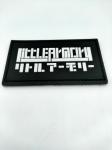 PVC Velcro Logo Label Stickers OEM Rectangle For The Cap Customized Color