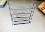 Metal Snack Display Racks Countertop , 4 Layer Potato Chip Rack Snack Display