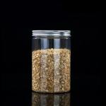 Transparent Plastic Containers Customizable Logo 2oz-8oz Capacity With Aluminum