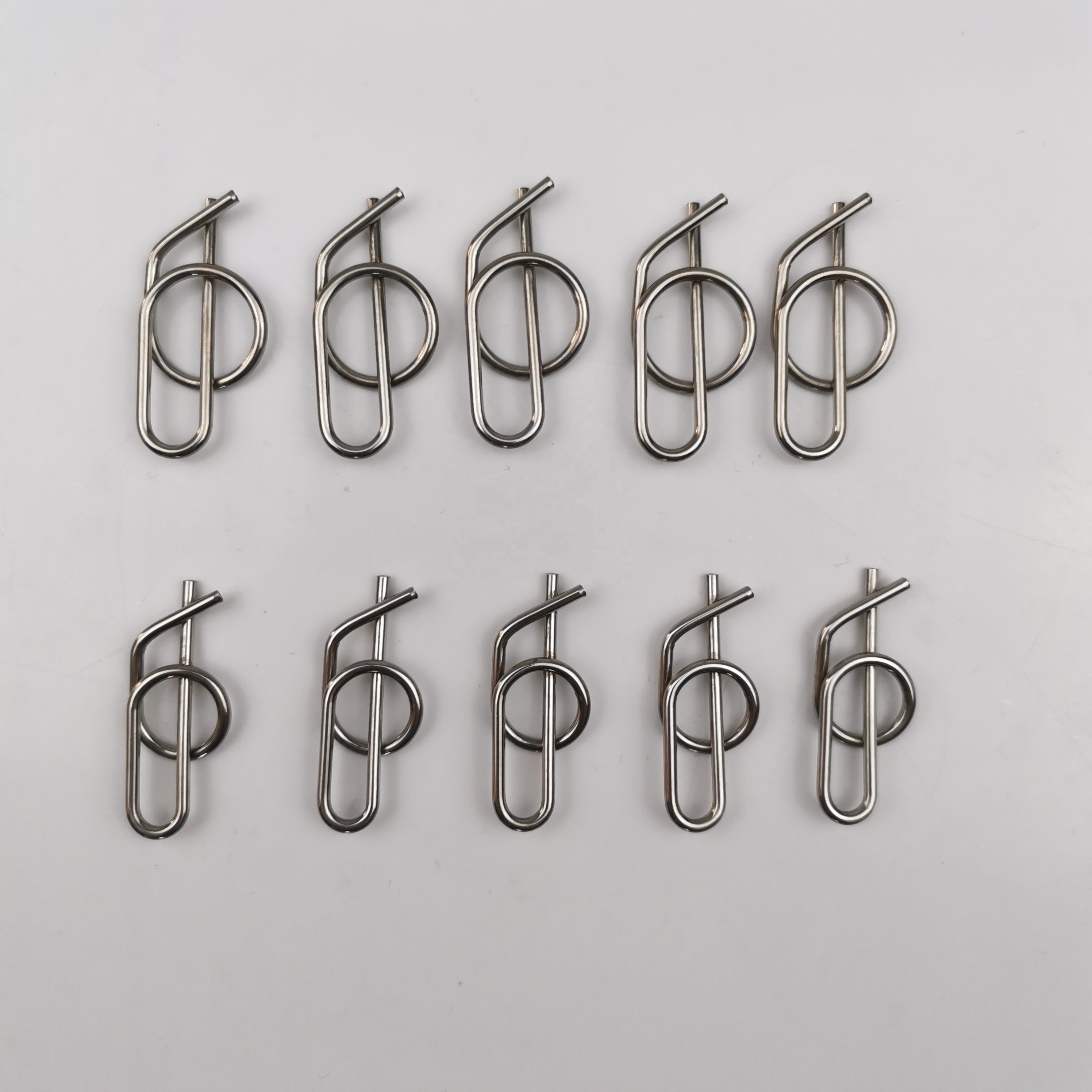 304SS Jacobs Ladder Pin Rue Clip Stainless Steel 3/8" Sprint Car Quick Release Clevis Pin Clip for Universal Car Fitment