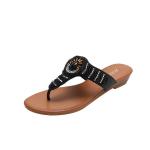 BS162 588-1 Flip-On Beach Shoes Slippers New Summer Fashion Outer Wearing