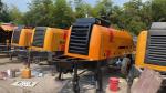 Rexroth Used Shacman Stationary Concrete Pump HBT60C 6830×2125×2685mm
