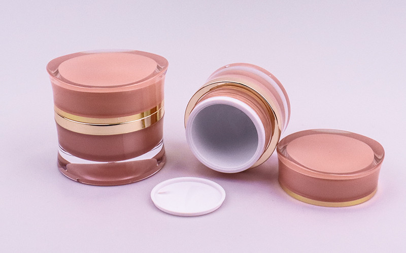 OEM ODM Acrylic Plastic Cream Jar 30g 50g Empty Acrylic Cosmetic Container