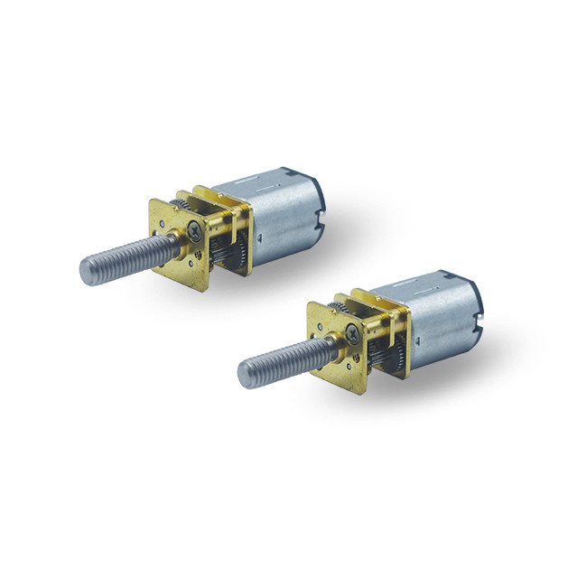 Mini Metal Gear Motor , 3v 6v 12v 12mm Gear Motor With Long Screw Shaft