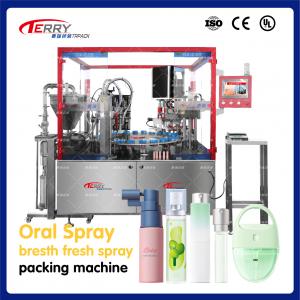China AC220V 50Hz Spray Bottle Filling Capping Machine Automatic Operation wholesale