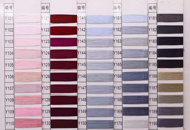 Low Shrinkage Viscose Rayon Filament Yarn 120D/2 Embroidery Thread for Embroidery Machine