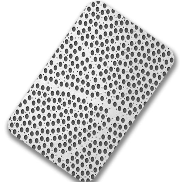 JIS Stainless Steel Punch Plate 1.2mm 0.5 Mm Stainless Steel Sheet With Round