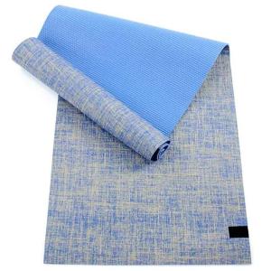 China Eco Organic Anti Skid Non Slip Yoga Mat 5mm Natural Jute Yoga Mat wholesale