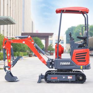 China High Efficiently 1.2T Mini Crawler Excavator For Landscaping Gardening wholesale