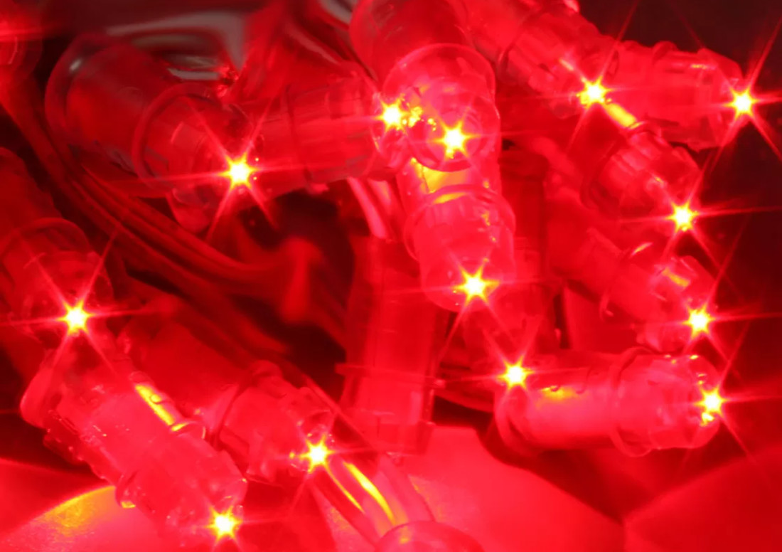 Rustproof IP67 12V 9mm RGB Pixel Light Strings