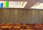 Hanging System Laminate Sound Proofing Foldable Room Dividers With Wheels