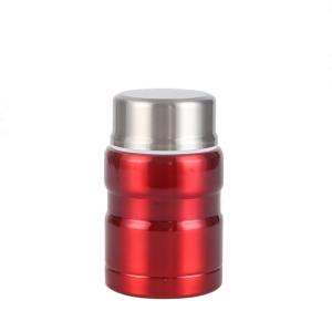 China Wide Mouth Vacuum Insulated Food Jars Lunch Box With Handle wholesale