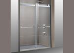 Customized Bath Shower Glass , Clear Toughened Glass 4-12mm Thickness