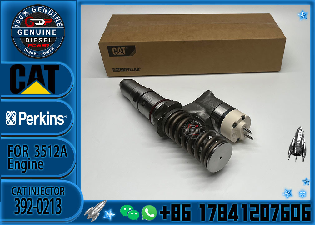 Common rail injector fuel injecto 250-1306 392-0212 250-1308 392-0213 for 3512B Excavator 3512C 3516B 3516C