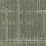 Modern grid pattern 1/12 inch pp floor carpet tile