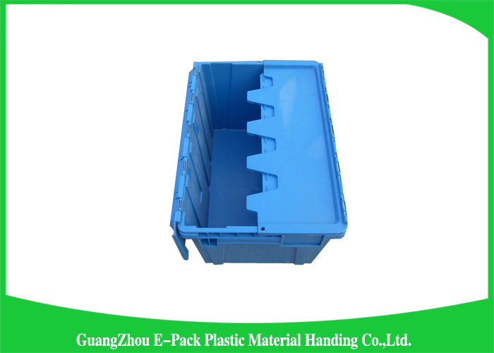 Euro Storage Plastic Attached Lid Containers Rentable Moving For Transportation And Logistics
