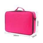 Adjustable Dividers Travel Cosmetic Organizer Toiletry Bag