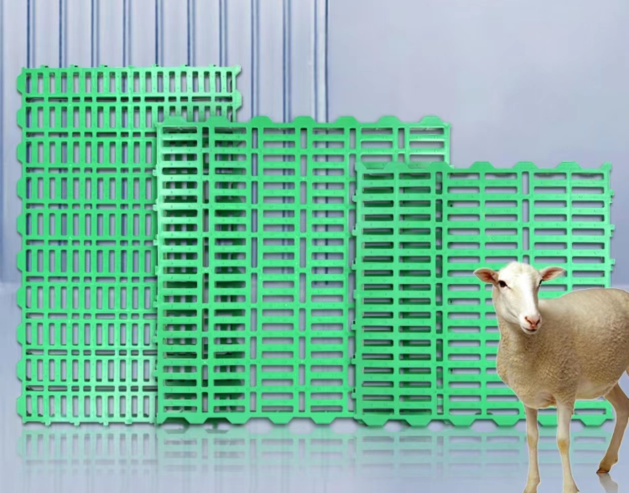 Sheep Farm Pure PP Plastic Slatted Floor Washable Easy To Install