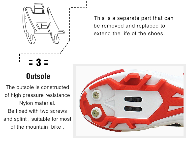 Shockproof Road Racing Bicycle Shoes Water Resistant Anti - Collision Design