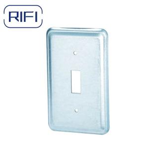 China Steel Rectangular Electrical Conduit Boxes Fittings 2X4 Handy Box Cover wholesale