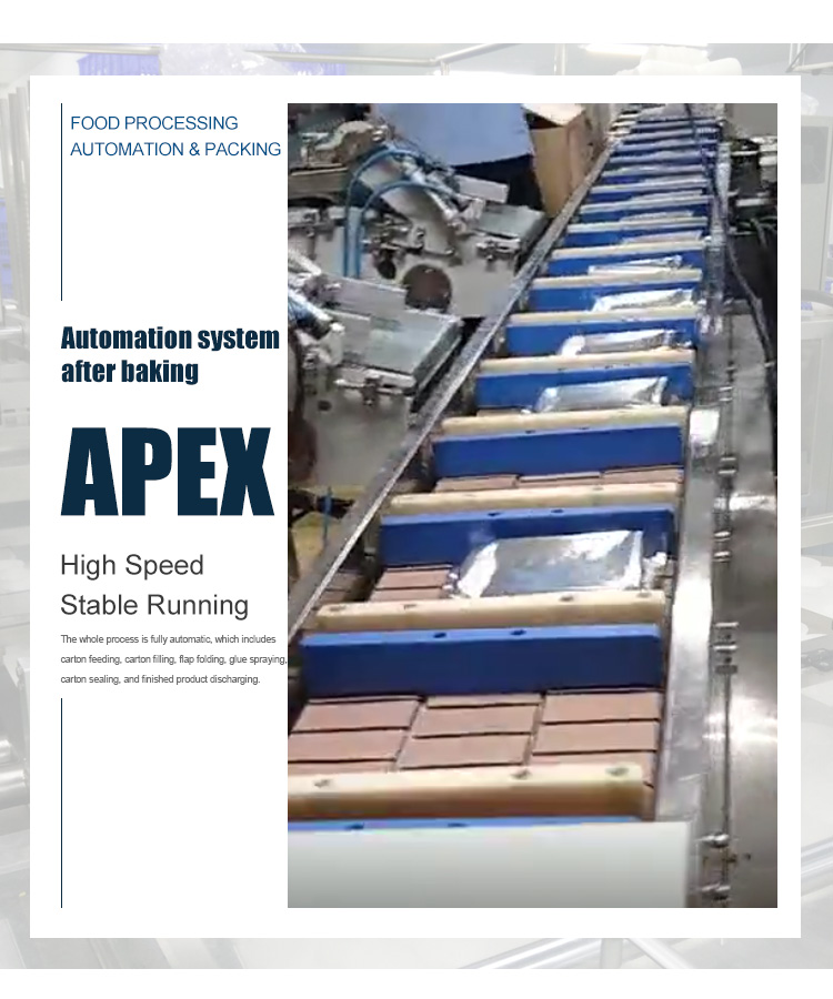 High Quality Industry Automatic Carton Box Packages Machine With Automatic Glue Spraying