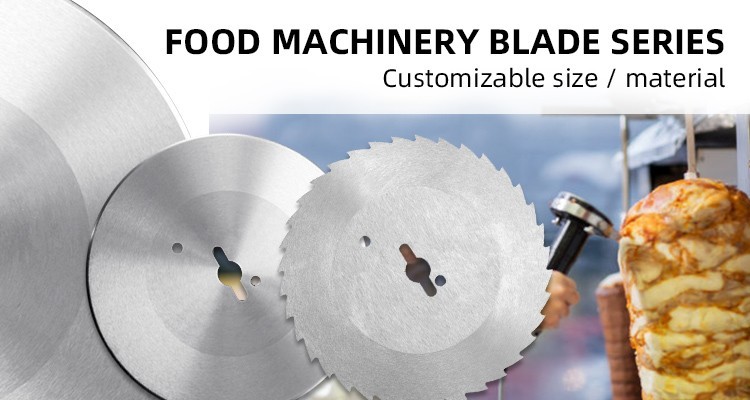 Stainless Steel Meat Cutter Circular Knife For Machine Line Fish Fillet Production