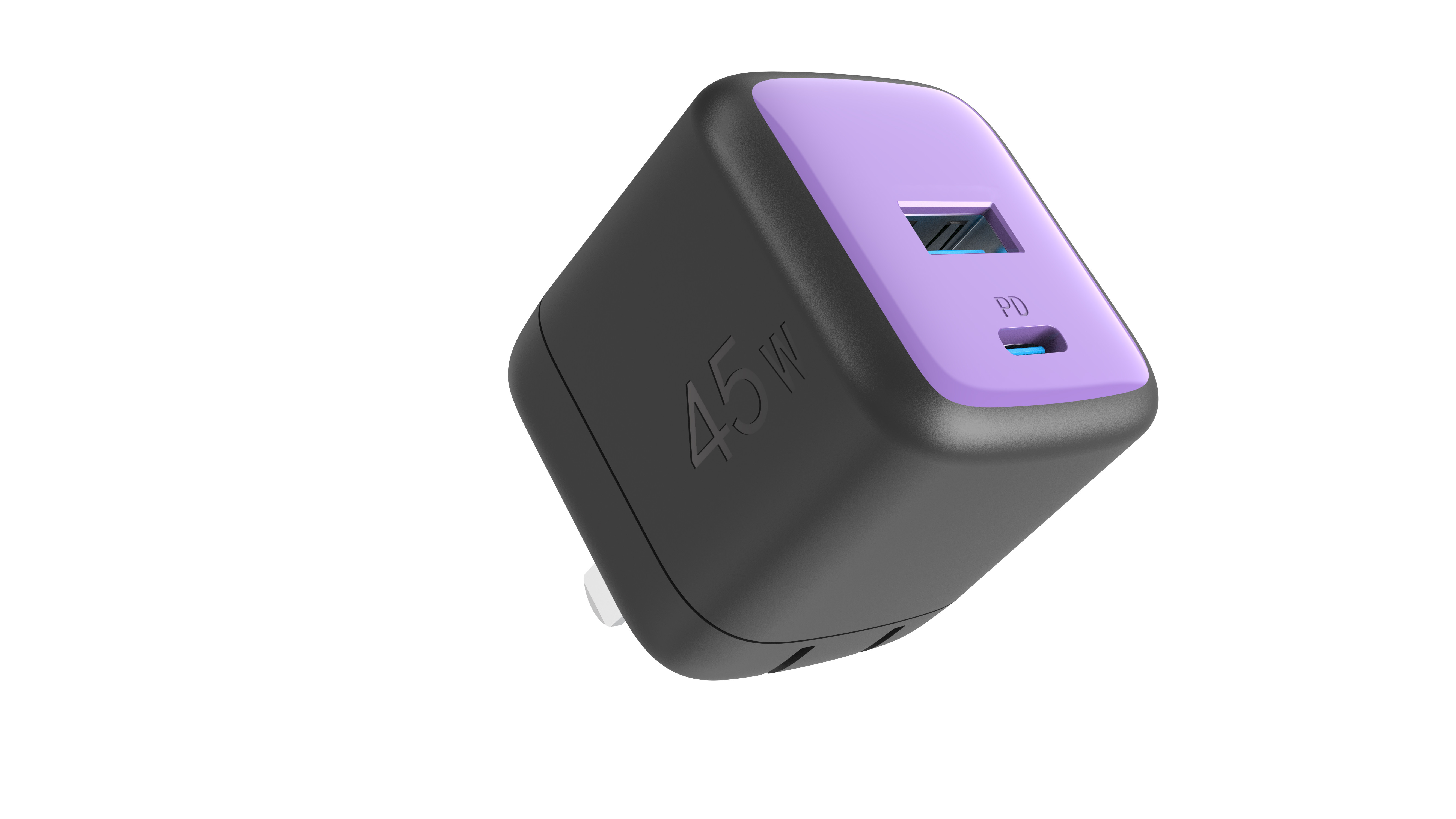 Gan charger 45w type c quick charge 3.0 PD fast charger adapter super fast 45w gan charger for Samsung