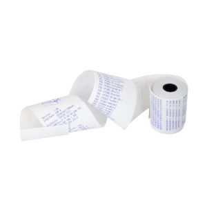 China 12000m Length POS Thermal Paper Roll With Good A Grade Whiteness And 100% Virgin Wood Pulp wholesale
