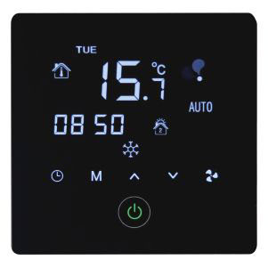 Touch Type Indoor Digital Thermostat Square Mechanical Temperature Controller