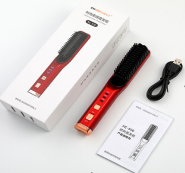 LCD Indicator 200 Degree Heated Straightening Brush