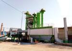 Green Color Mobile Asphalt Mixing Plant 80t/H Capacity For Highway Construction