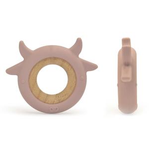 China Food Grade Silicone Beads Beech Wood Teether Phthalate Free wholesale