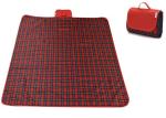 Red Checkered Picnic Blanket Sand Proof For Outdoor Family Party