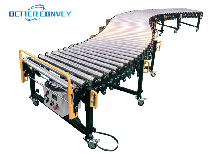 180 Degree Expandable Gravity Roller Conveyor