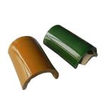 Authentic old glazed green Chinese roof tiles for building